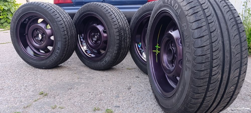 Комплект редких колёс R15 205/55 Kenda Komet Plus на дисках ATS CUP ( R15 W7 PCD4x100 ET28 DIA63.4)