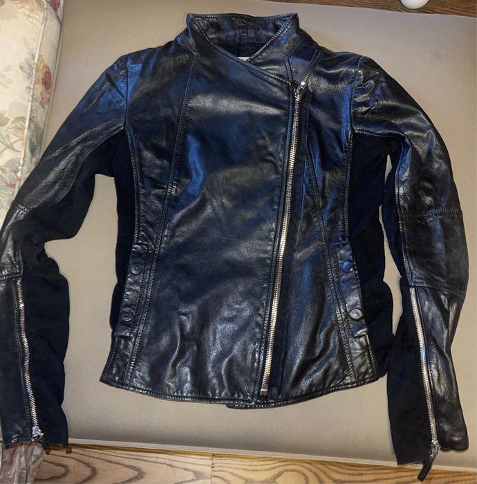 Damska kurtka skórzana PINKO