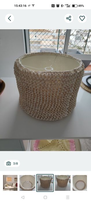 IKEA Lergryn candeeiro/abatjour