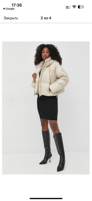 Michael Kors пуховик пуфер лого монограма лого оригінал майкл корс