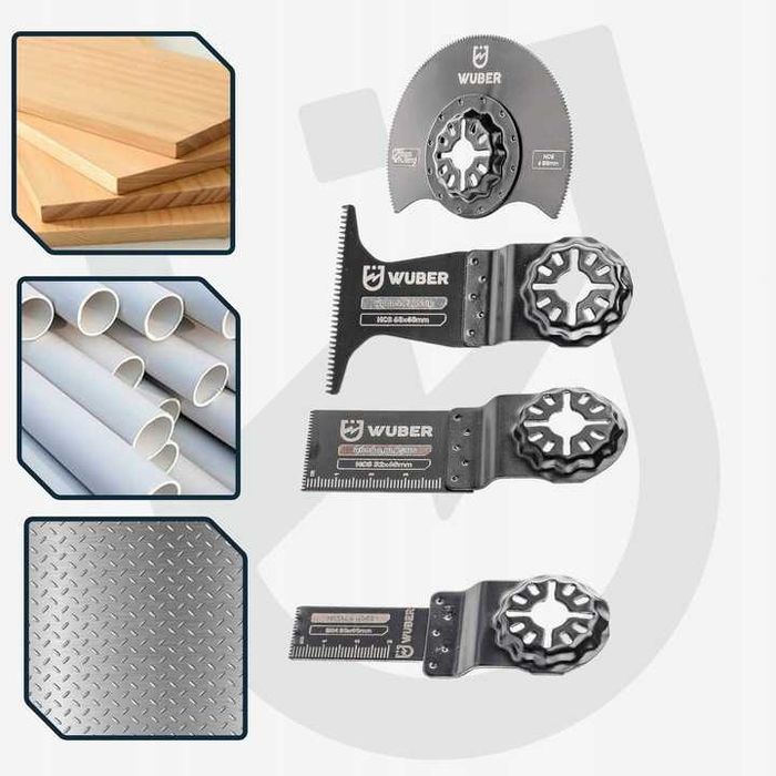 6x brzeszczot nożyk do narzędzie wielofunkcyjne multitool hcs bim