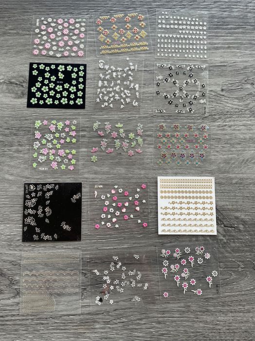 Artigos vários de unhas de gel