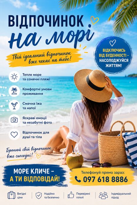 !!!Відпочинок на морі!!!