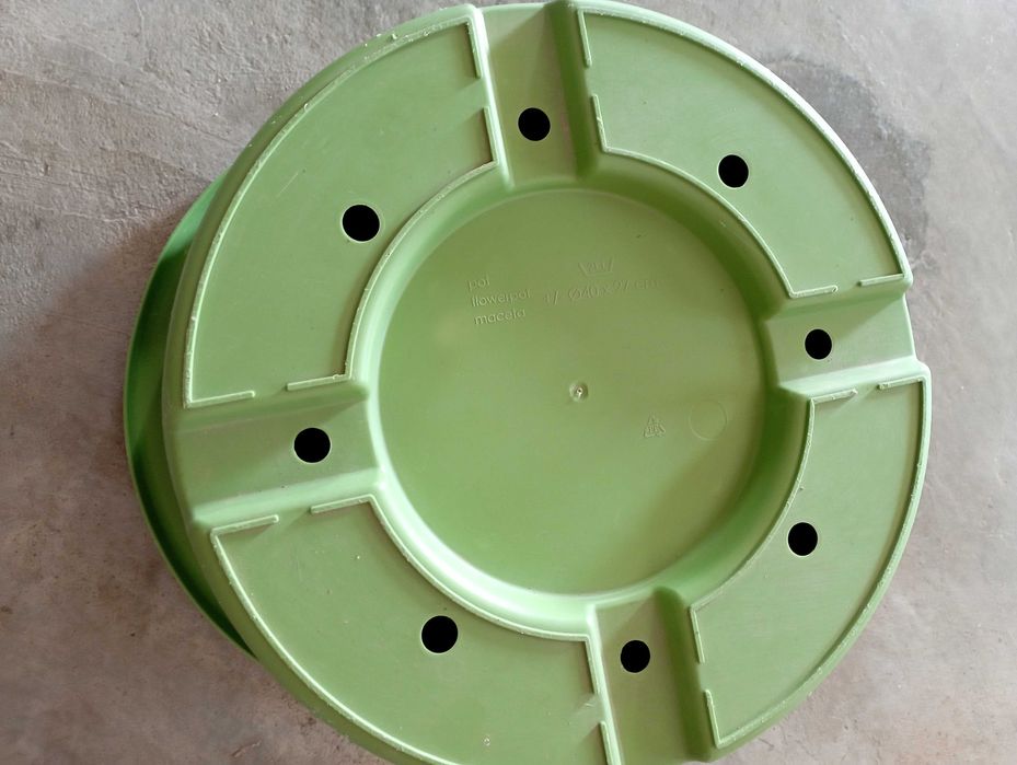 Vaso plástico verde