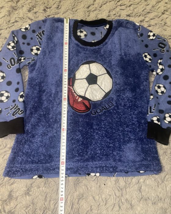 Тепла флісова піжама для хлопця 7-10 р