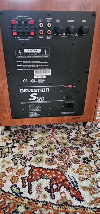 Subwoofer Celestion S80 como novo