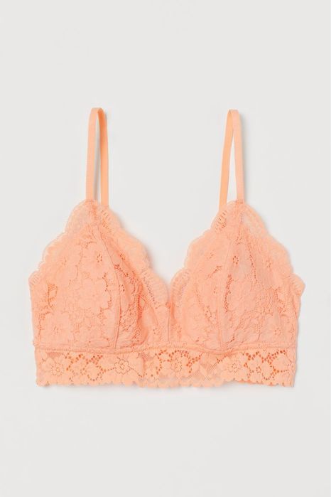Бюстгальтер бандо кружевной XS
