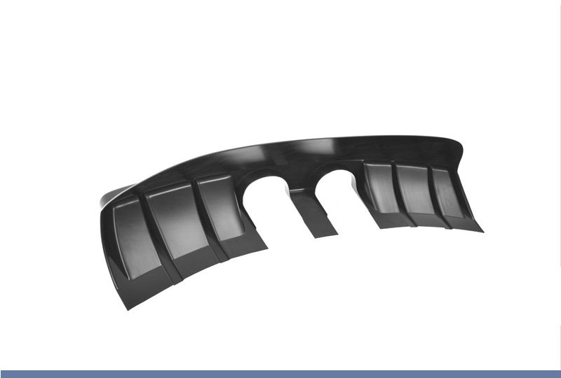 DIFUSOR TRASEIRO SEAT LEON 1P 2005-2012 PRETO FOSCO
