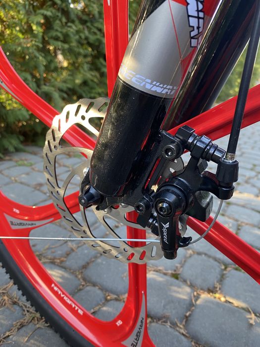 Гірський алюмінієвий велосипед Greenway 26 Black-Red
