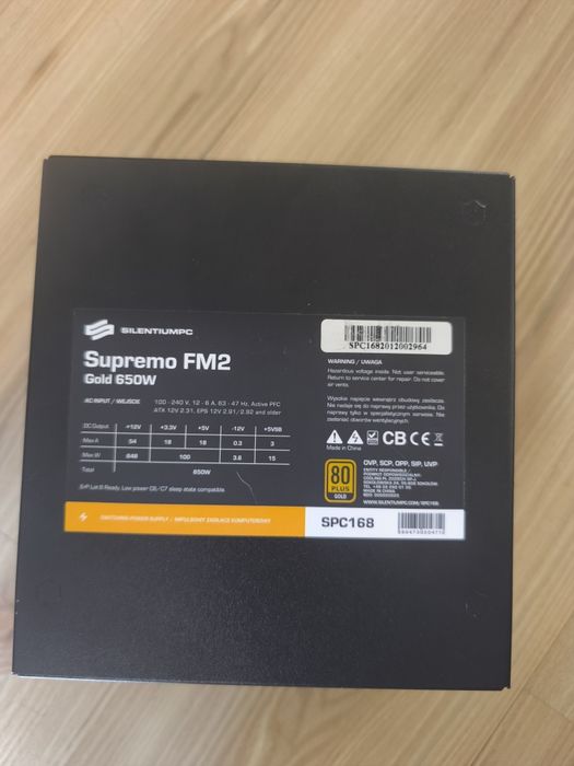Zasilacz komputerowy SilentiumPC Supremo FM2 Gold 650W
