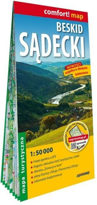 Beskid Sądecki 1:50/000 praca zbiorowa Rok wydania: 2026, oprawa: