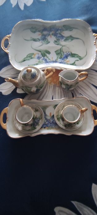 Serviço de chá em miniatura