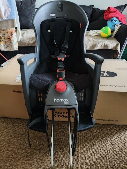 Fotelik rowerowy Hamax z regulacją