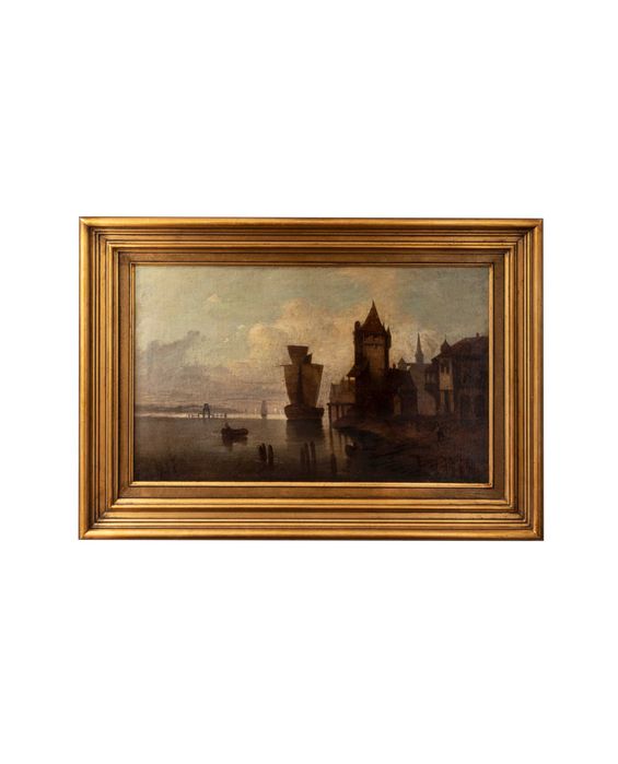 Pintura barcos Raudil século XIX | Romantismo
