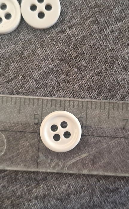 200 botões cinza clarinho 7 mm