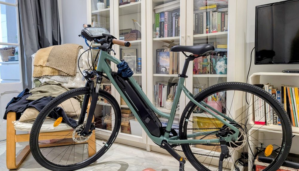 Bicicleta elétrica Riverside 520 E + cadeado