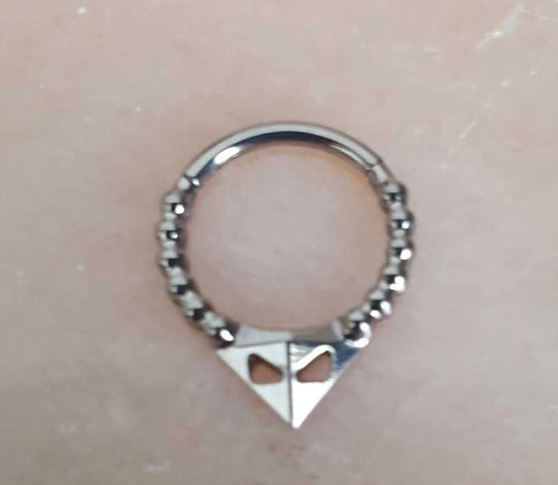 Argola titanium qualidade implante ASTM F136.