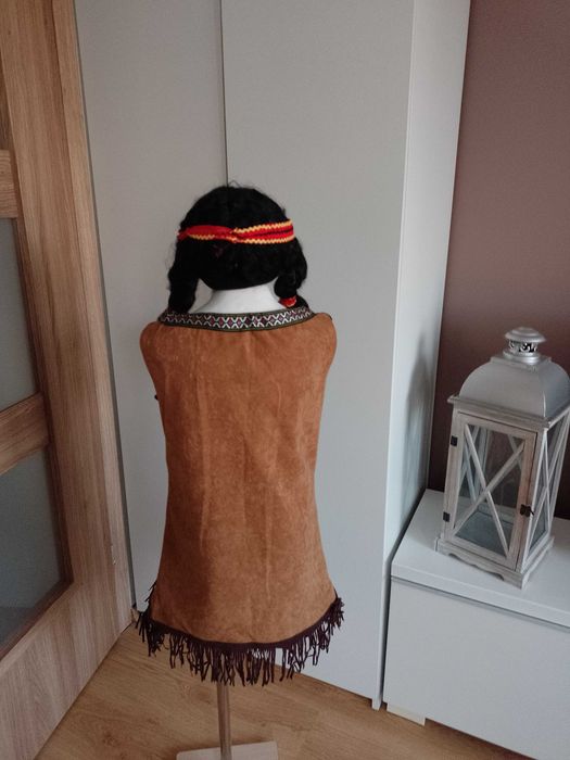 NOWY strój karnawałowy INDIANKA INDIANKI POCAHONTAS kostium 128/134 (6