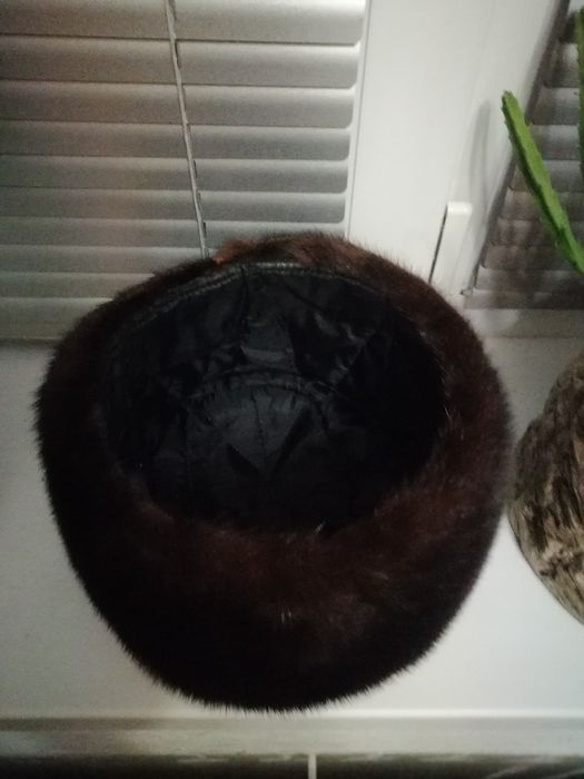 Норковая шапка женская