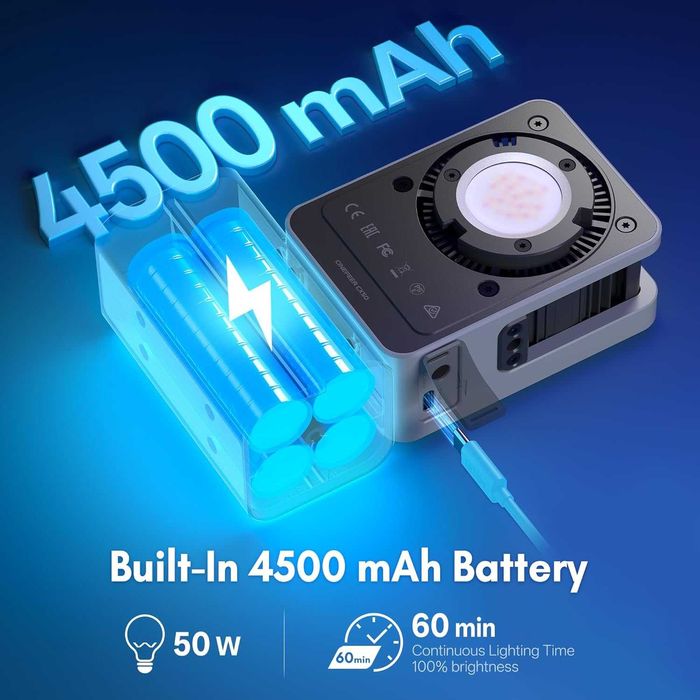 Zhiyun Cinepeer CX50 RGB COB Light | 50W | SELADO | 3 ANOS DE GARANTIA