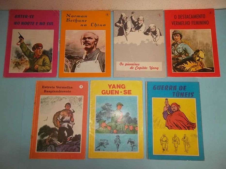 BD e livros ilustrados, de propaganda política chinesa dos anos 70