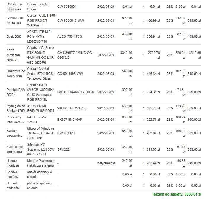 Komputer stacjonarny