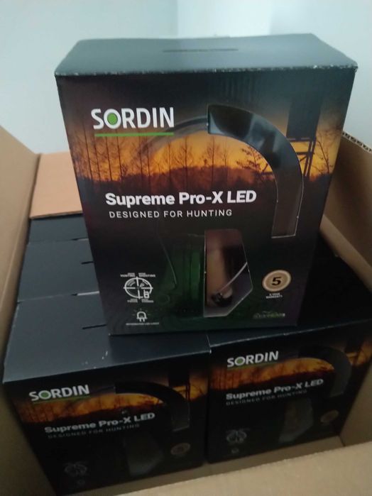 Ochronniki słuchu aktywne Sordin Supreme Pro-X LED Camo