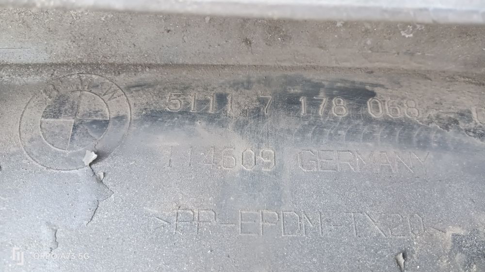 Parachoques BMW e60 serie 5 para choques 2009