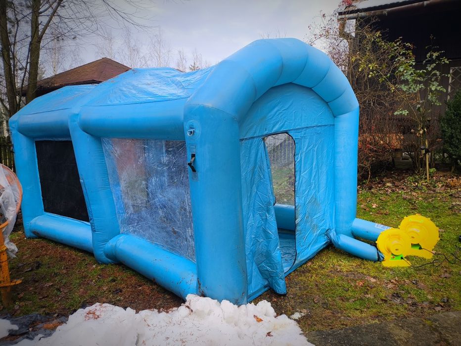 Dmuchana kabina lakierniczą  4x2.5x2.2m