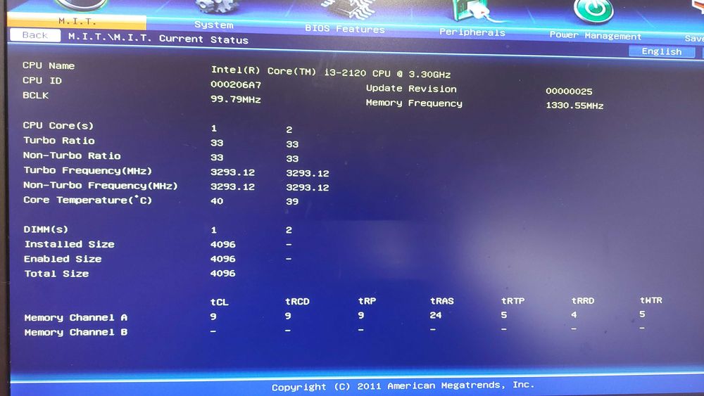 Komputer NTT AIO215G10 21,5" i3-2120 RAM 4GB