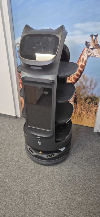 Inteligentny Robot Kelnerski / Dostawczy Pudu BellaBot PRO - Faktura, Stan Bdb