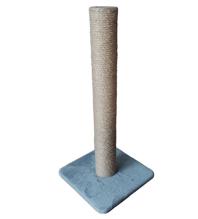Drapak dla kota słupek 80 cm solidny ręcznie robiony z liny jutowej 10 mm