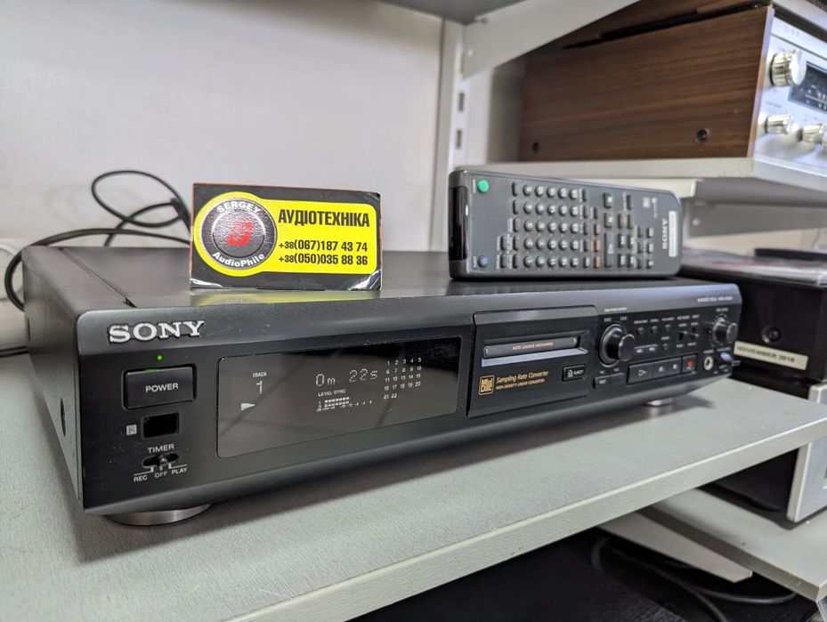 Sony MDS-JE500. Mini Disc Recorder. ЦАП. Родной пульт! JAPAN