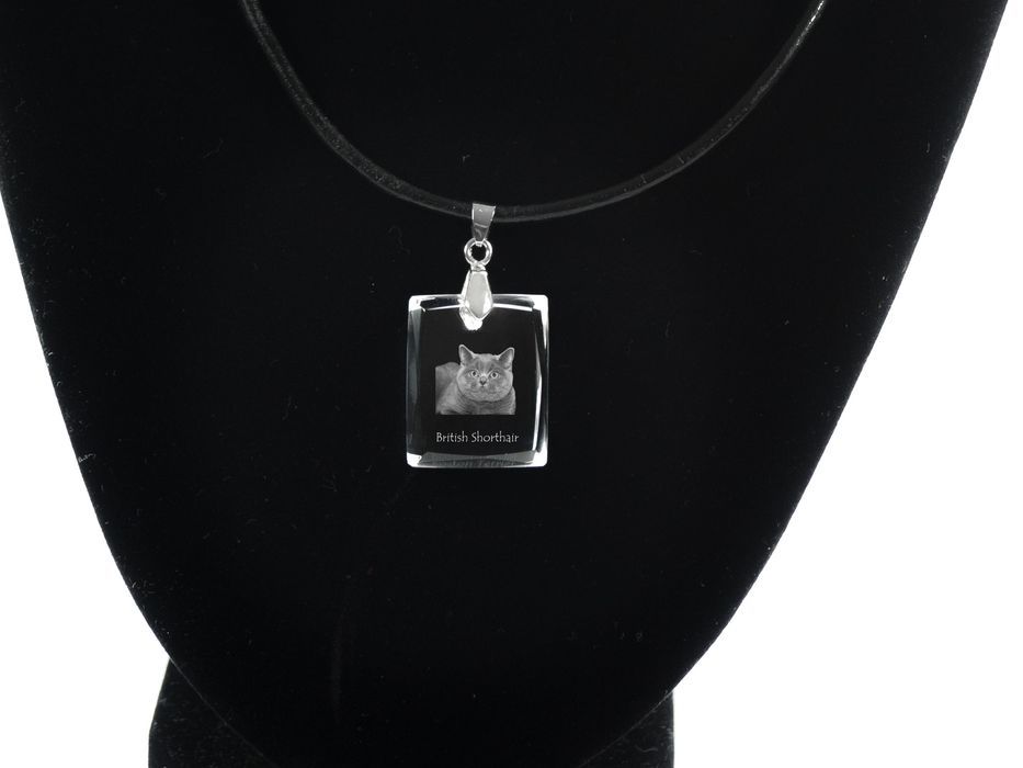 Brytyjski krótkowłosy wisiorek kryształowy z kotem Art-Dog