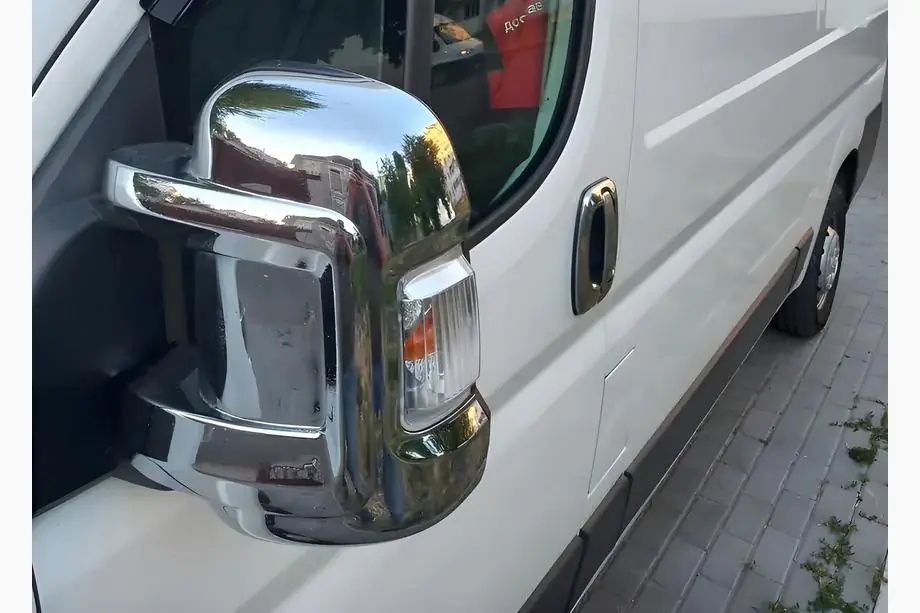 Хром накладки на дзеркала Ducato /Boxer /jumper. 2шт. Туреччина