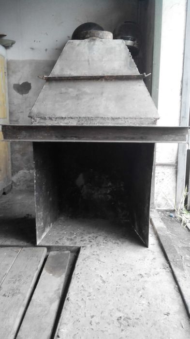 Камин з нержавійки 3мм