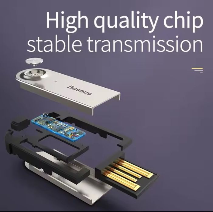 Baseus BA01 Aux USB Bluetooth адаптер ключ кабель для автомобіля 3,5mm