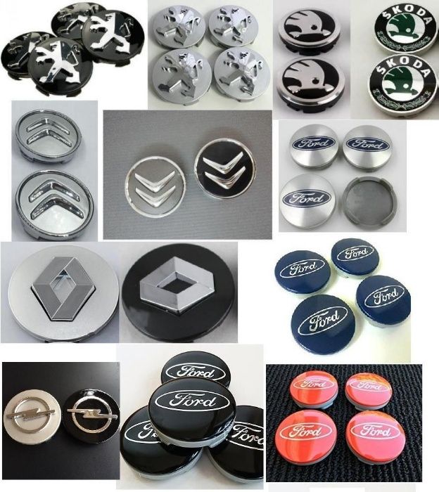 4 szt. dekielki BMW VW 56mm 60mm, 68mm różne rodzaje