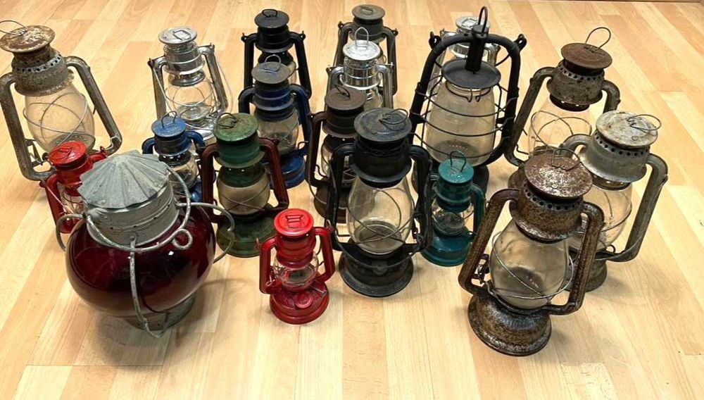 Lanternas antigas para decoração de tertulia