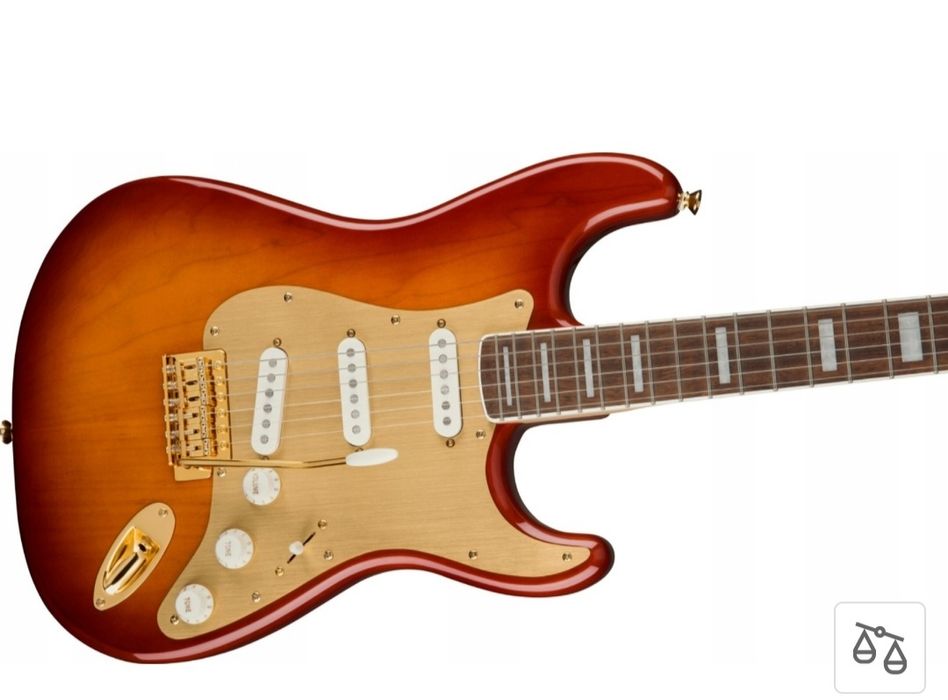 Squier 40th Anniversary Stratocaster Gold Edition SSB