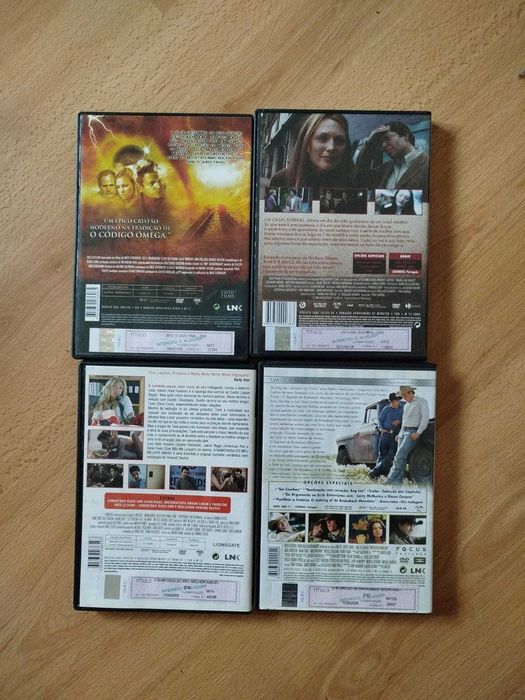 Dvds variados como novos