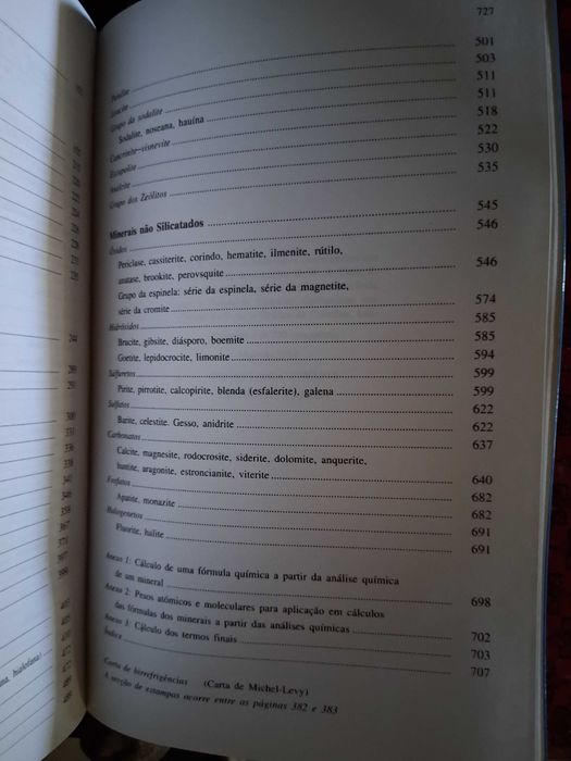 Minerais constituintes das rochas: uma introdução