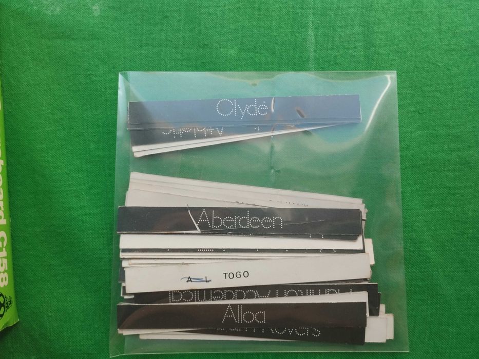 Subbuteo marcador placard de resultados anos 70/80 com caixa
