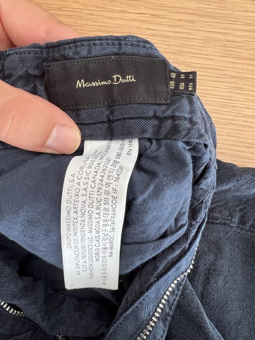 Calções azul escuro Massimo Dutti 31 size