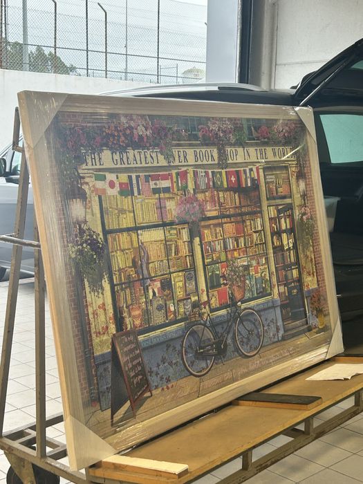 Quadro emoldurado puzzle 5000 peças