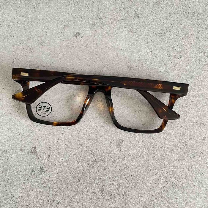 Stylowe okulary, oprawki, unisex, etui w zestawie.materiał octan.