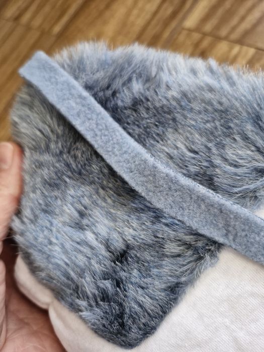 Piękna puchowa czapka nowa bez metki, Puppill rozm. 1-2 lata