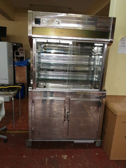 Vitrina expositor a aquecida