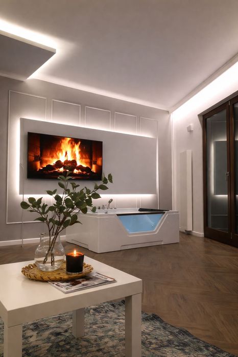 Panoramiczny Widok Jacuzzi Apartament Premium w Centrum przy Rynku M14