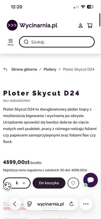 Ploter skycut 24